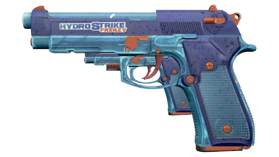 StatTrak™ Dual Berettas | Hydro Strike (Field-Tested)