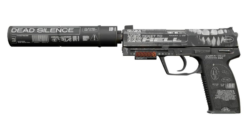 StatTrak™ USP-S | Ticket to Hell (Field-Tested) thumbnail
