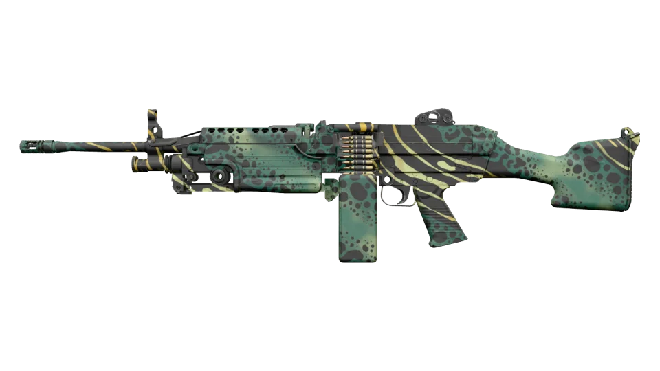 M249 | Emerald Poison Dart (Factory New)