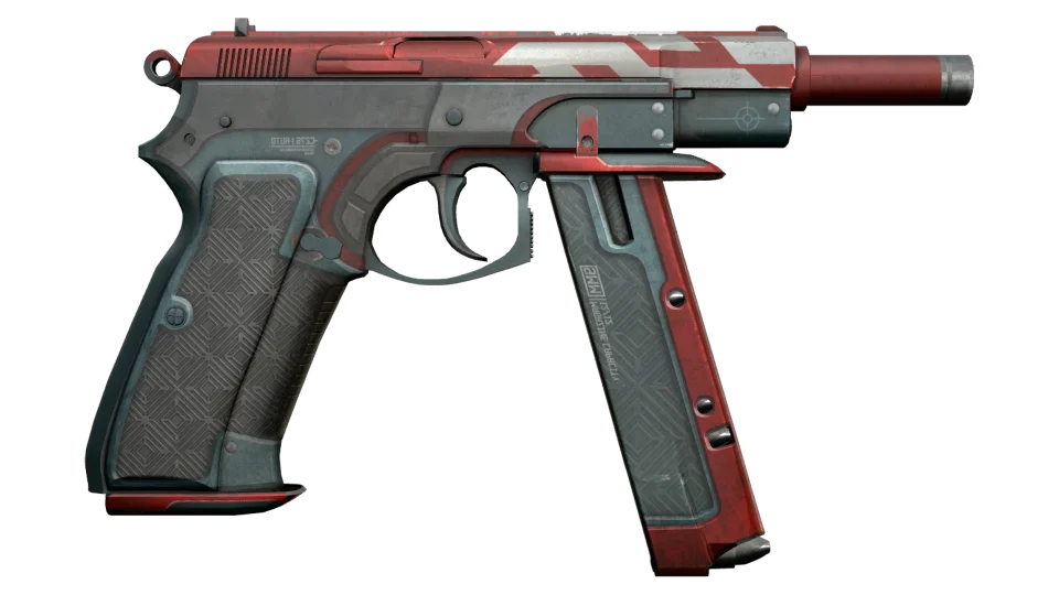 CZ75-Auto | Red Astor (Well-Worn) thumbnail