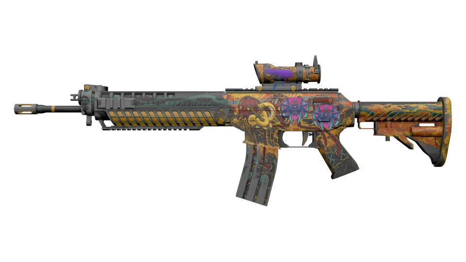 Миниатюра StatTrak™ SG 553 | Colony IV (Field-Tested)