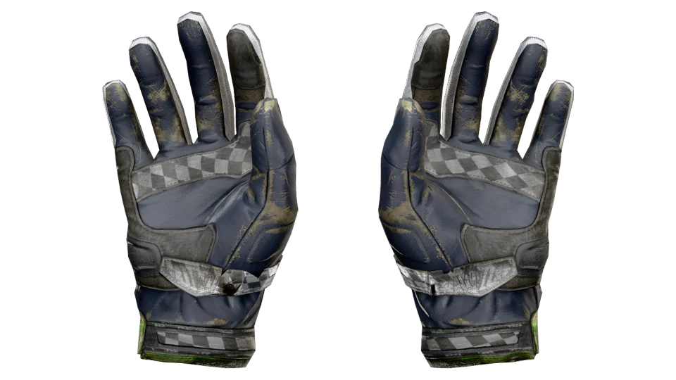 Miniature de ★ Moto Gloves | Finish Line (Battle-Scarred)