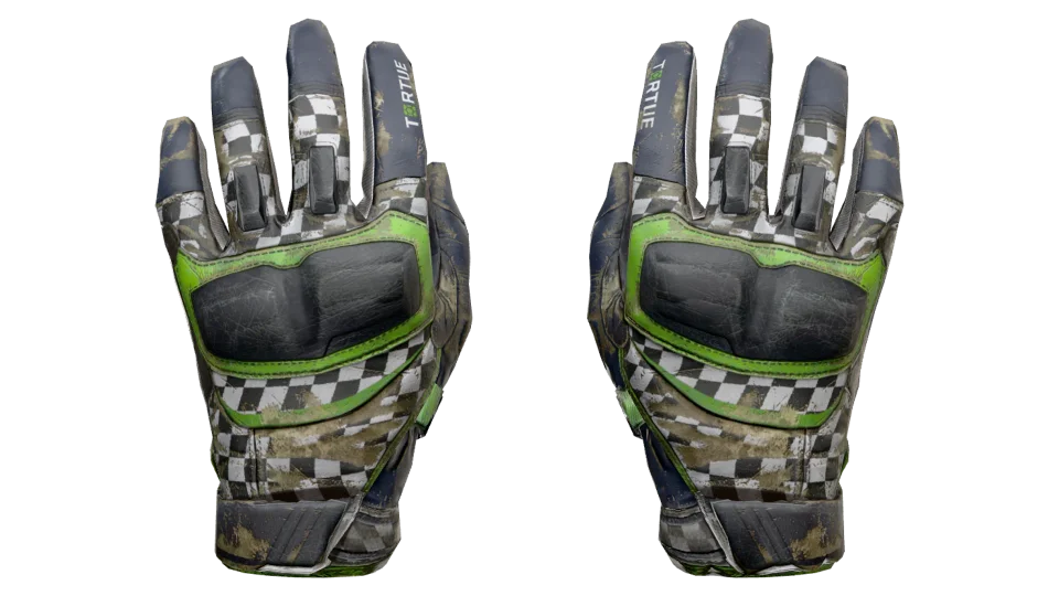 Miniature de ★ Moto Gloves | Finish Line (Battle-Scarred)