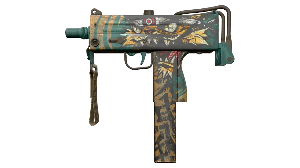 MAC-10 | Cat Fight (Battle-Scarred)