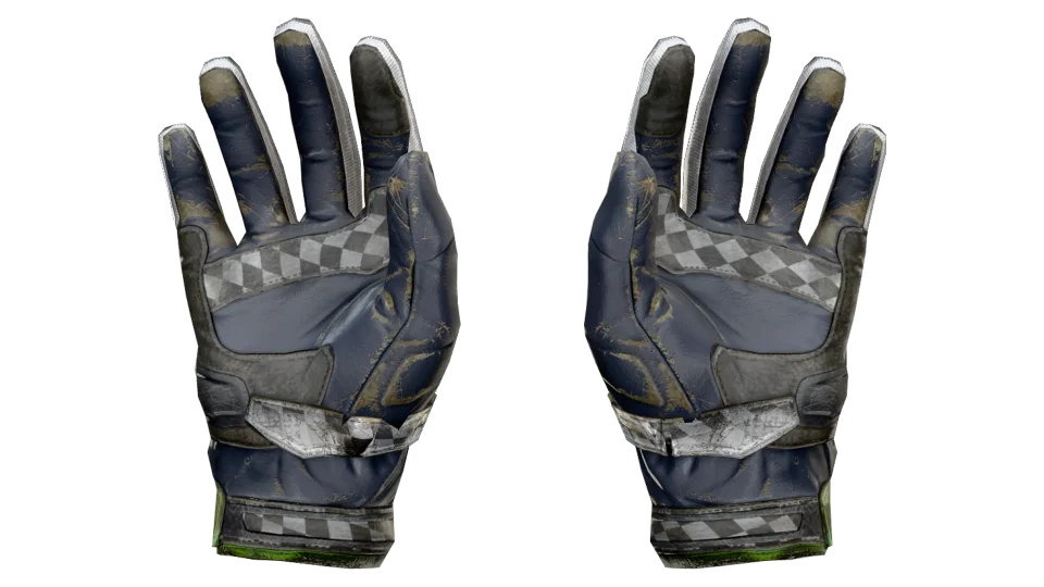Miniatura de ★ Moto Gloves | Finish Line (Battle-Scarred)