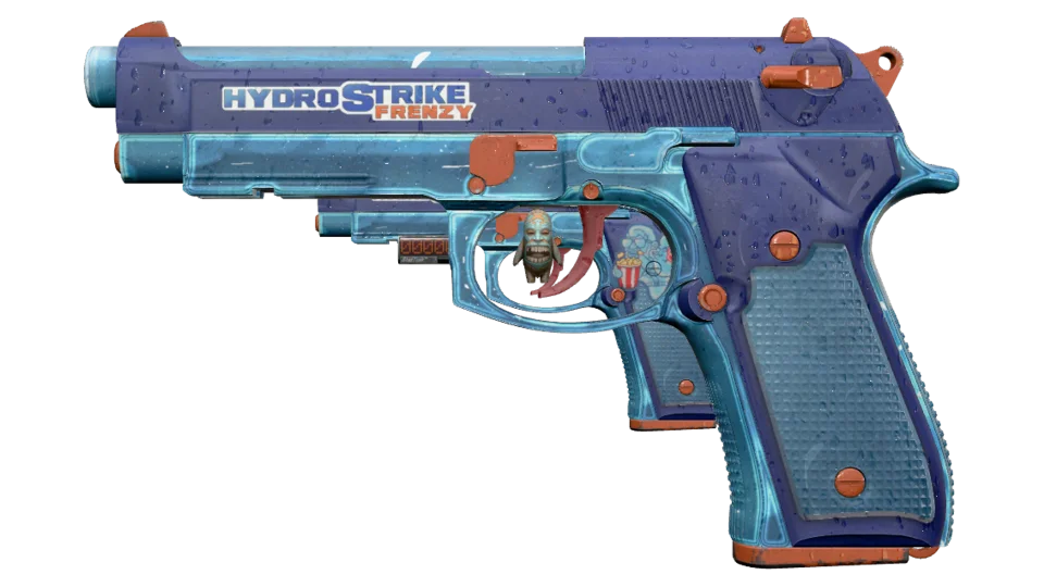 StatTrak™ Dual Berettas | Hydro Strike (Field-Tested) thumbnail