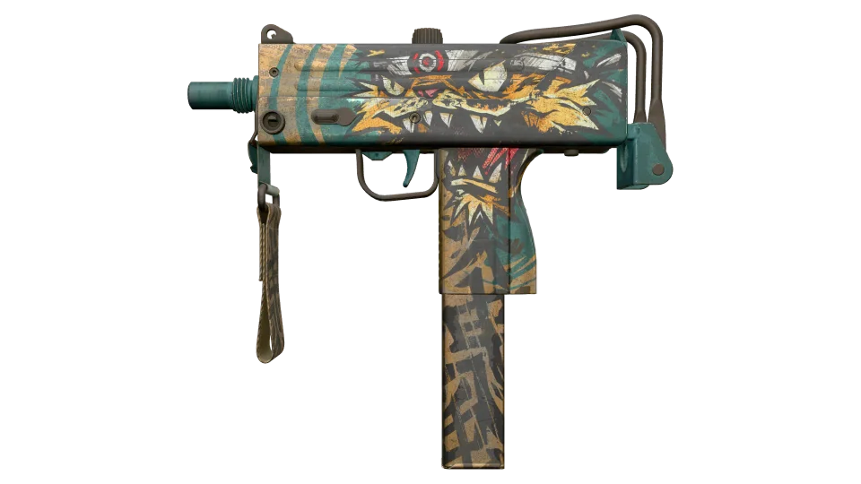 MAC-10 | Cat Fight (Battle-Scarred)