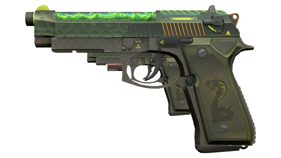 StatTrak™ Dual Berettas | Cobra Strike (Minimal Wear)
