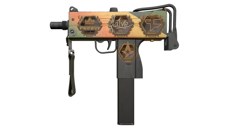 Souvenir MAC-10 | Amber Fade (Field-Tested)