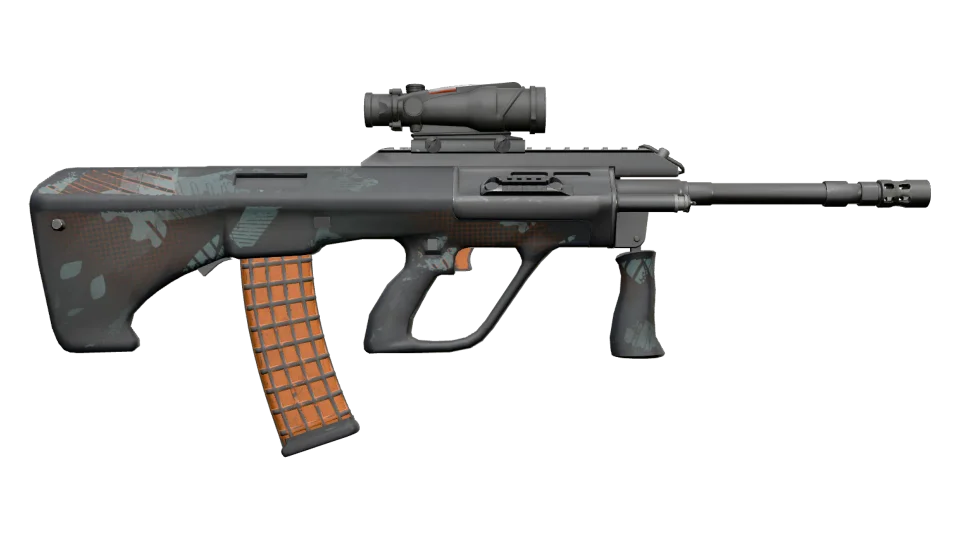 Vorschau von StatTrak™ AUG | Amber Slipstream (Well-Worn)