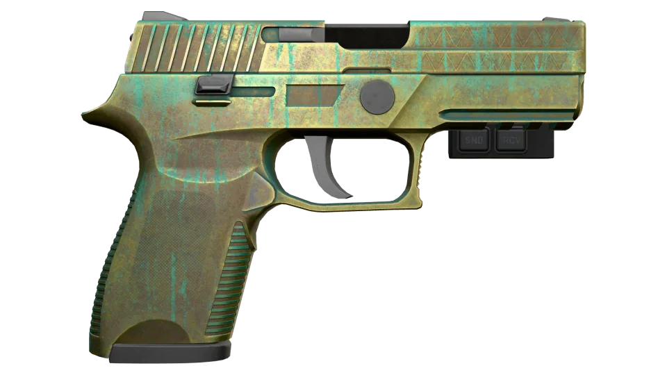 StatTrak™ P250 | Verdigris (Battle-Scarred) thumbnail