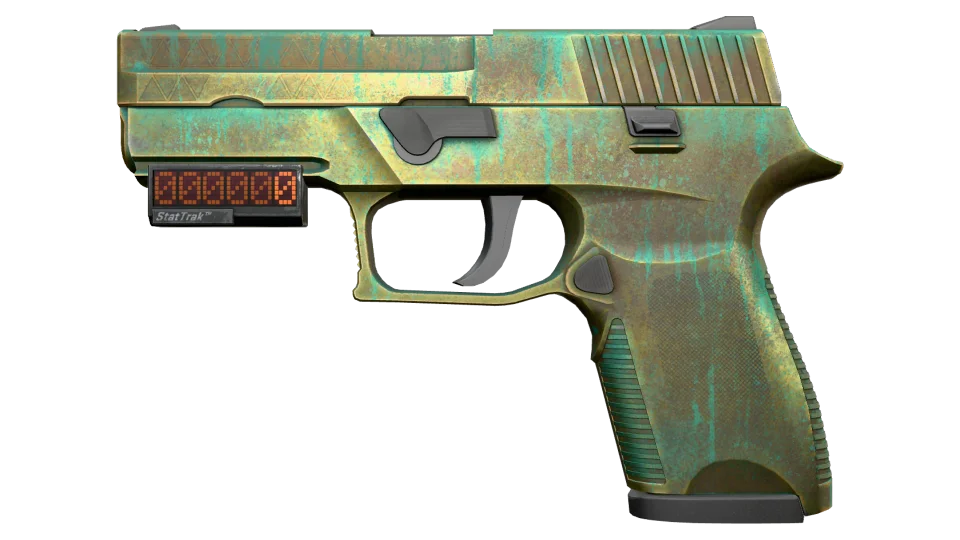 StatTrak™ P250 | Verdigris (Battle-Scarred) thumbnail