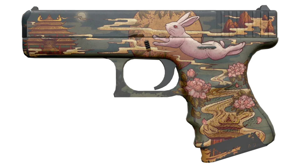 Glock-18 | Umbral Rabbit (Well-Worn) thumbnail