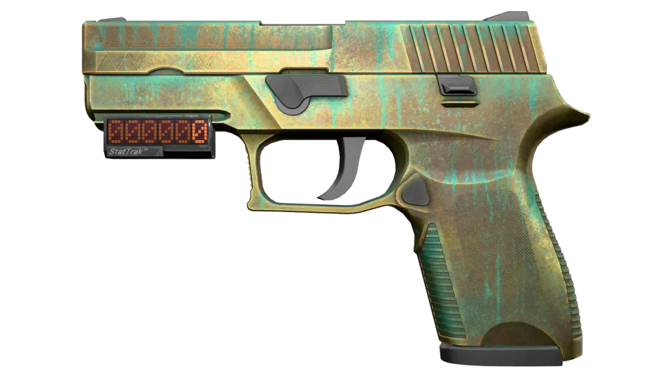 StatTrak™ P250 | Verdigris (Battle-Scarred) thumbnail