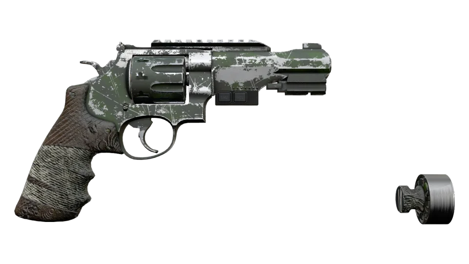 StatTrak™ R8 Revolver | Survivalist (Battle-Scarred) thumbnail