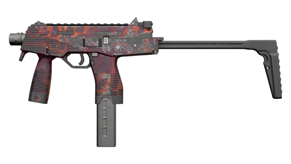 MP9 | Ruby Poison Dart (Well-Worn)