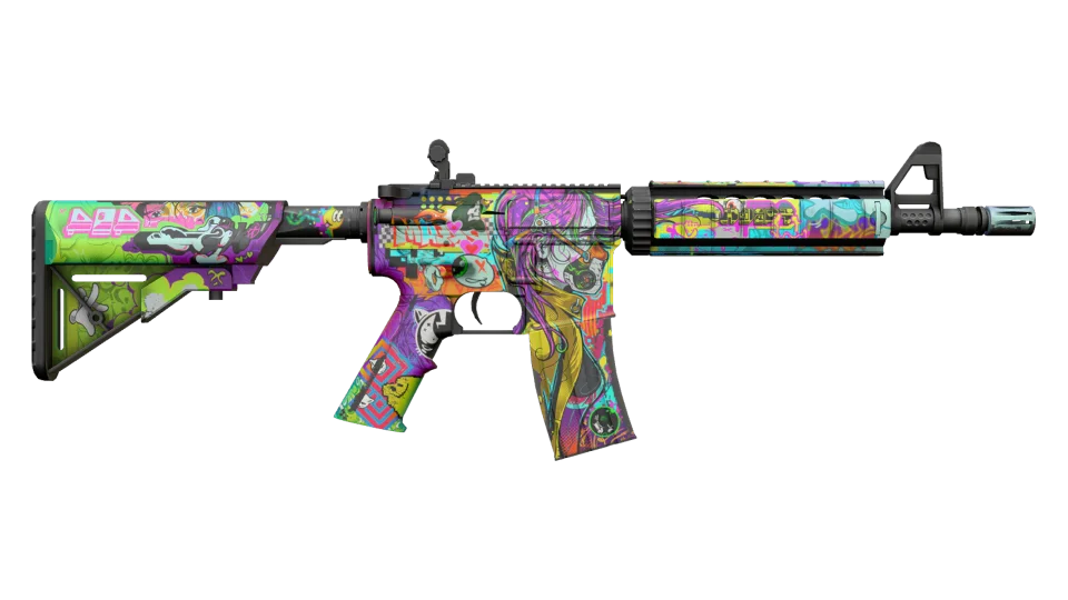M4A4 | In Living Color (Minimal Wear) thumbnail