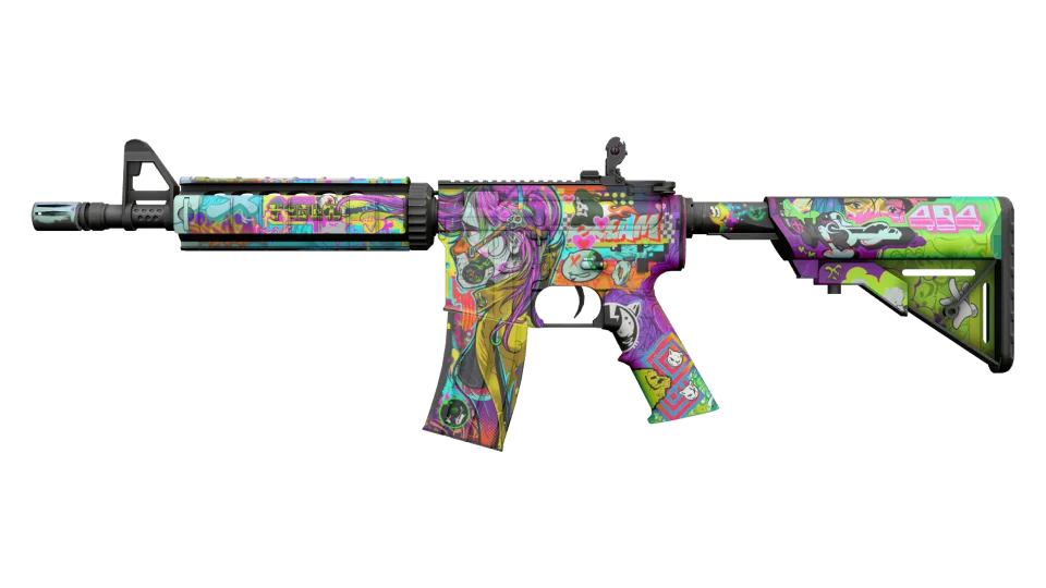 M4A4 | In Living Color (Minimal Wear)