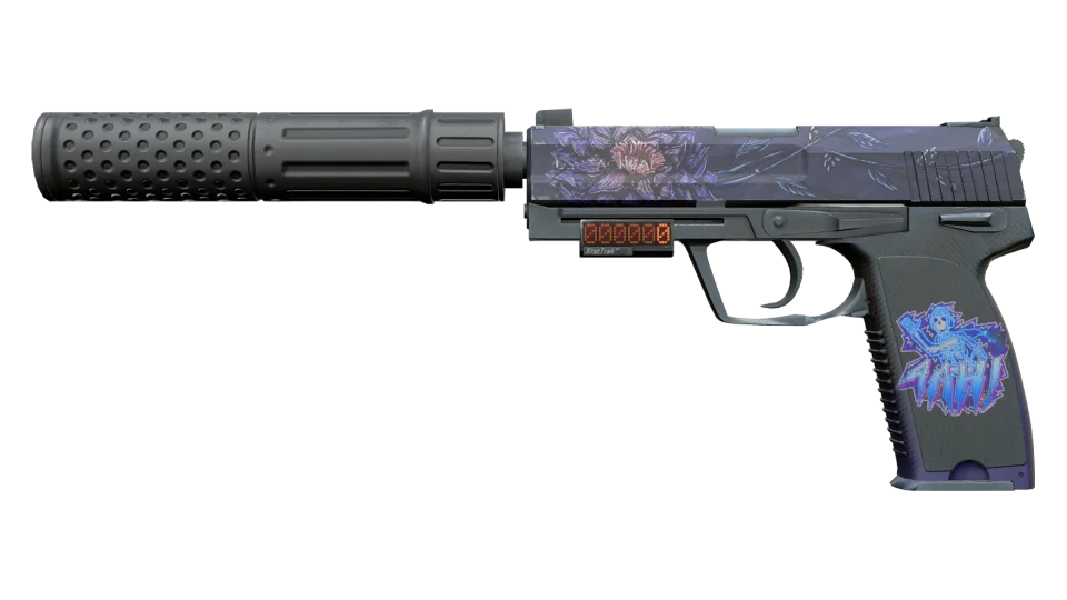 StatTrak™ USP-S | Black Lotus (Well-Worn)