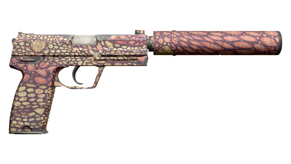 Миниатюра USP-S | Orange Anolis (Field-Tested)