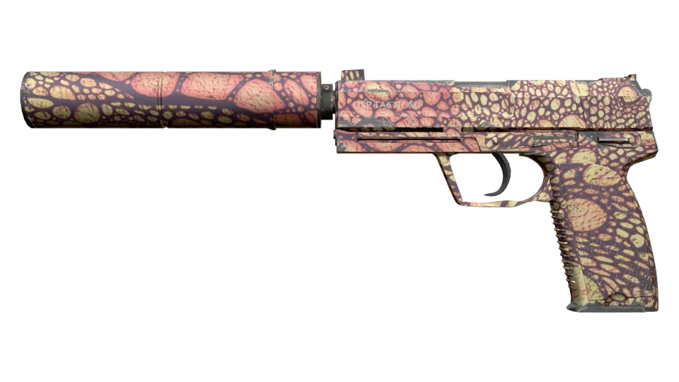 Миниатюра USP-S | Orange Anolis (Field-Tested)