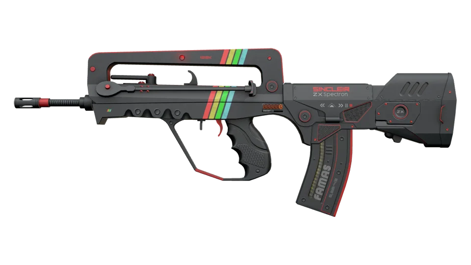 StatTrak™ FAMAS | ZX Spectron (Battle-Scarred) thumbnail