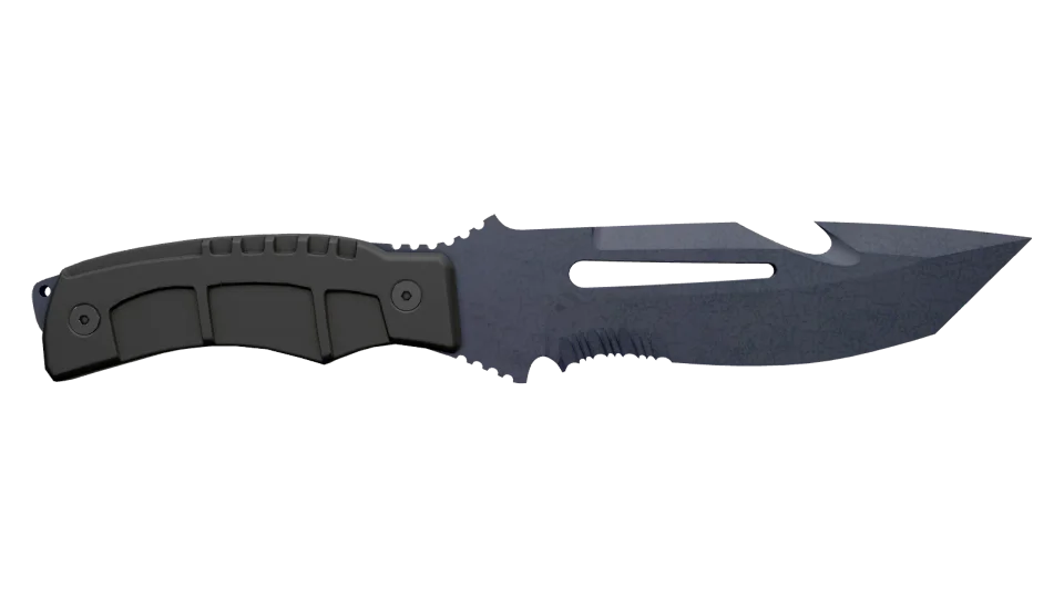 ★ Survival Knife | Blue Steel (Battle-Scarred) 缩略图