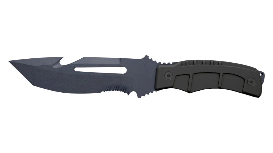 ★ Survival Knife | Blue Steel (Battle-Scarred) 缩略图