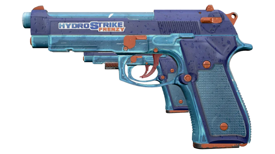 StatTrak™ Dual Berettas | Hydro Strike (Field-Tested)