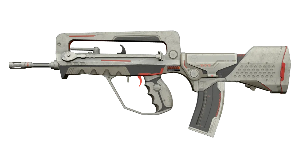StatTrak™ FAMAS | Mecha Industries (Well-Worn)