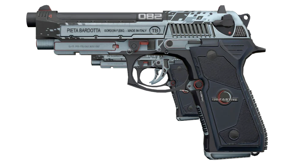 Dual Berettas | Dezastre (Minimal Wear) thumbnail