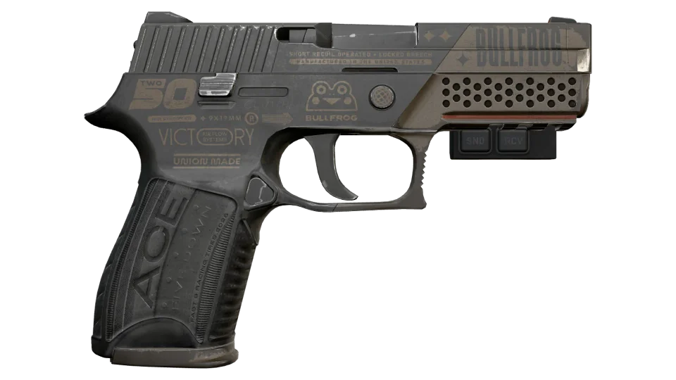 صورة مصغرة لـ StatTrak™ P250 | Bullfrog (Battle-Scarred)