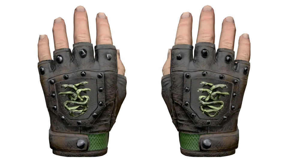 ★ Hydra Gloves | Emerald (Battle-Scarred) thumbnail