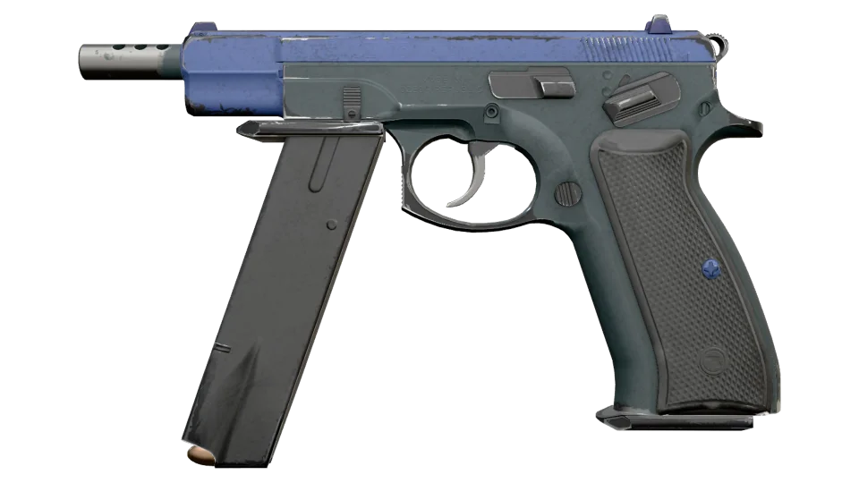 CZ75-Auto | Indigo (Well-Worn)