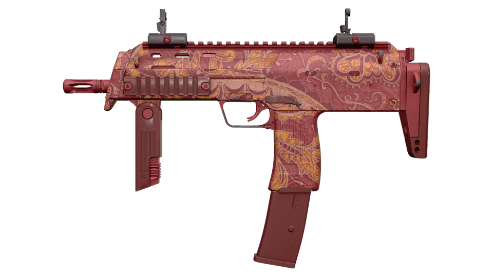 MP7 | Coral Paisley (Minimal Wear)
