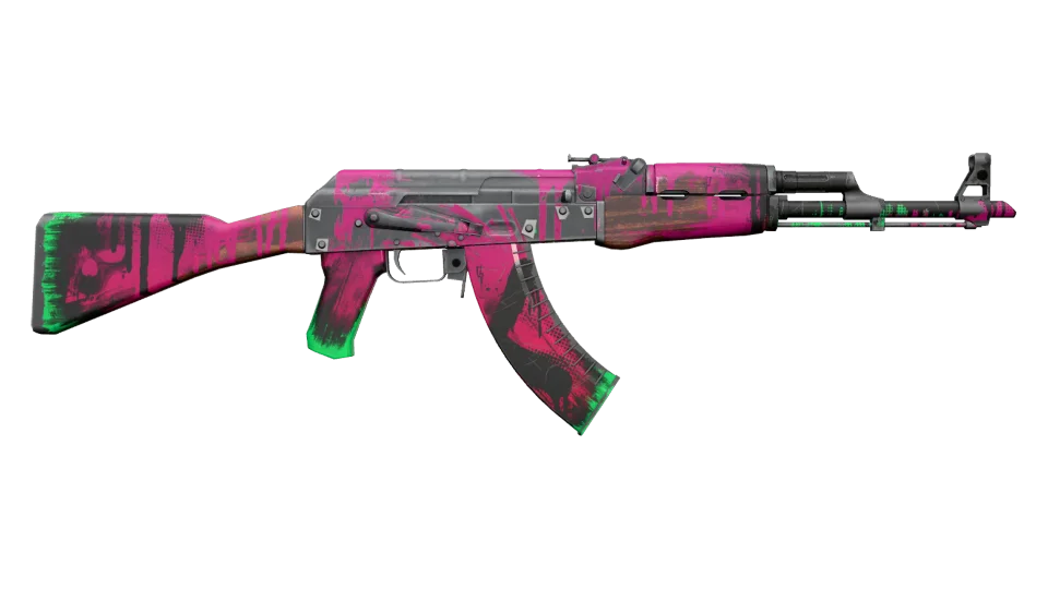 AK-47 | Neon Revolution (Well-Worn) thumbnail
