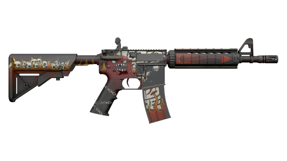M4A4 | Hellfire (Field-Tested) thumbnail