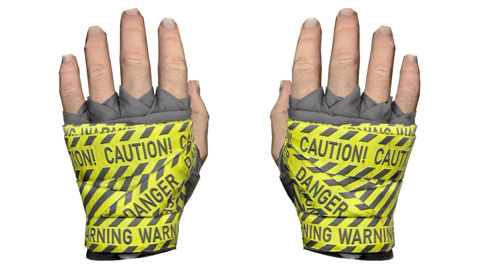 ★ Hand Wraps | CAUTION! (Factory New)