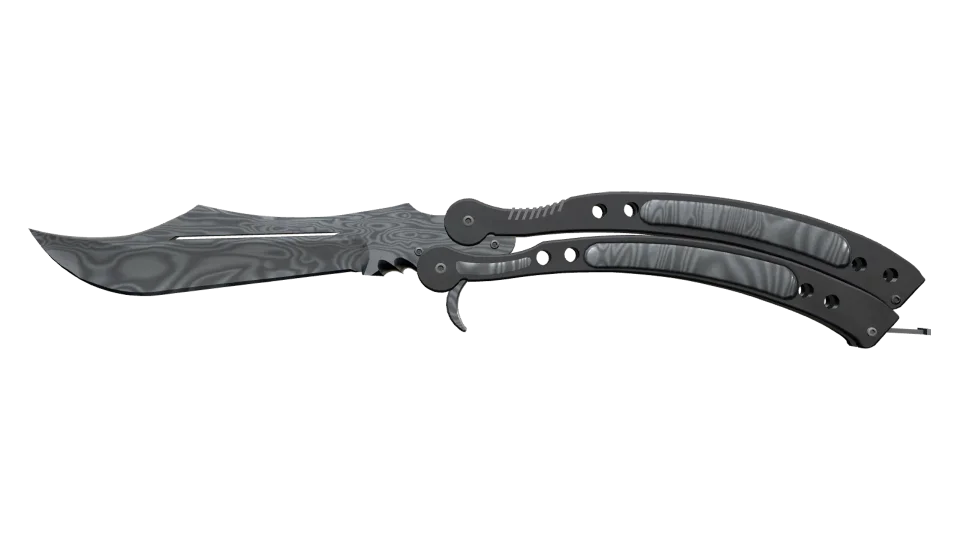 ★ Butterfly Knife | Damascus Steel (Well-Worn)