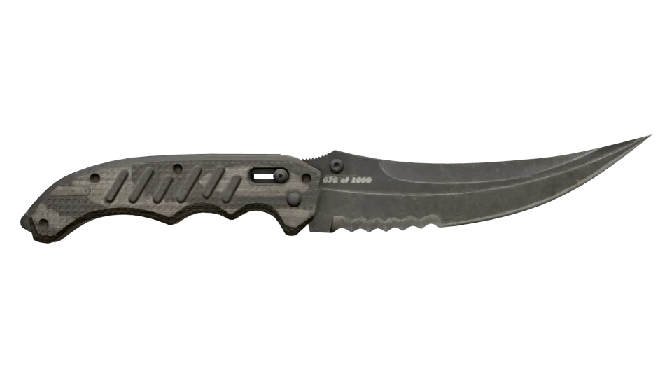 ★ Flip Knife | Black Laminate (Battle-Scarred) thumbnail