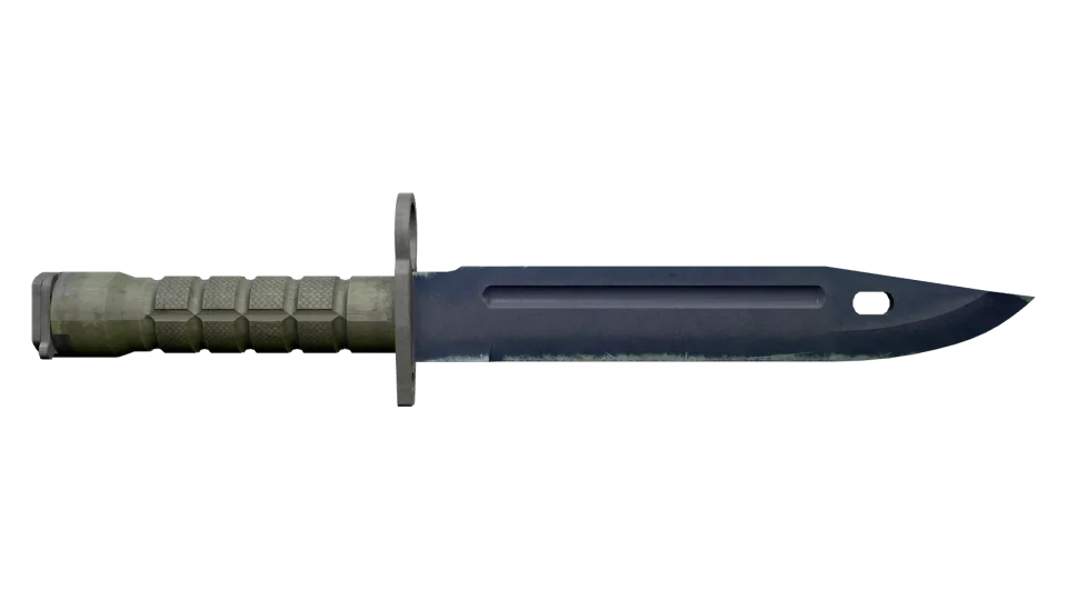 ★ Bayonet | Blue Steel (Battle-Scarred) thumbnail