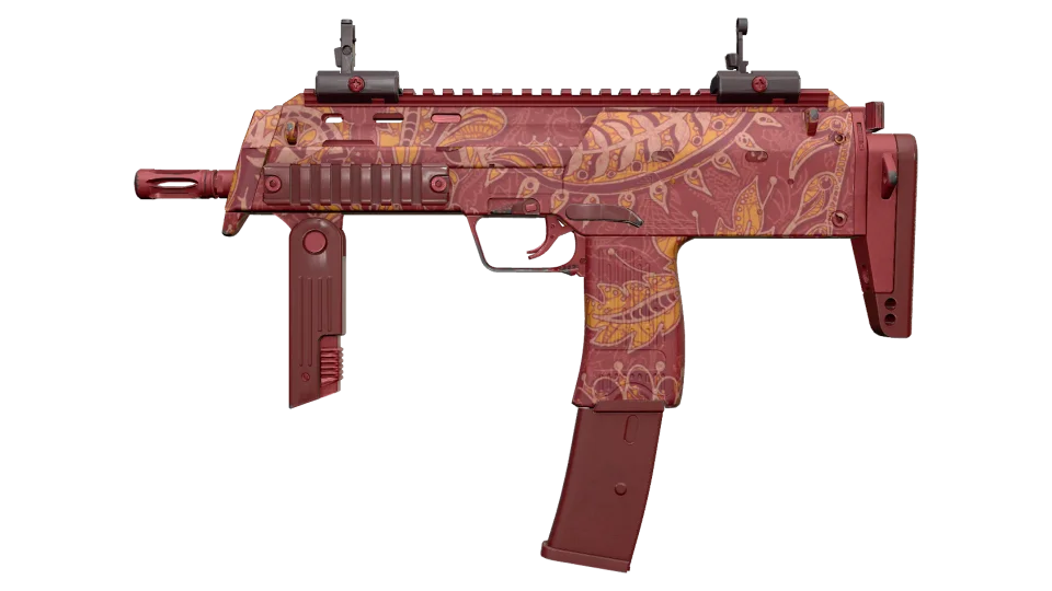 MP7 | Coral Paisley (Minimal Wear)