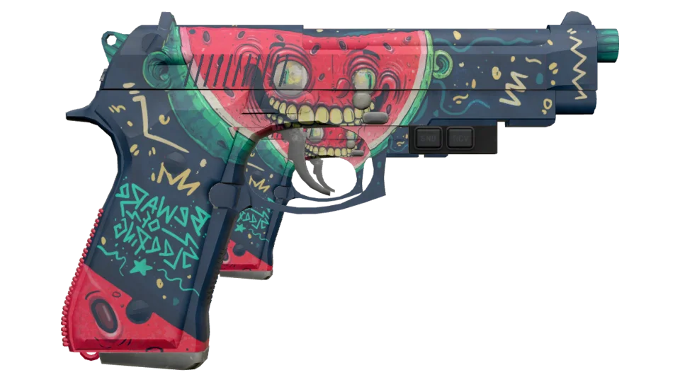 StatTrak™ Dual Berettas | Melondrama (Field-Tested) thumbnail