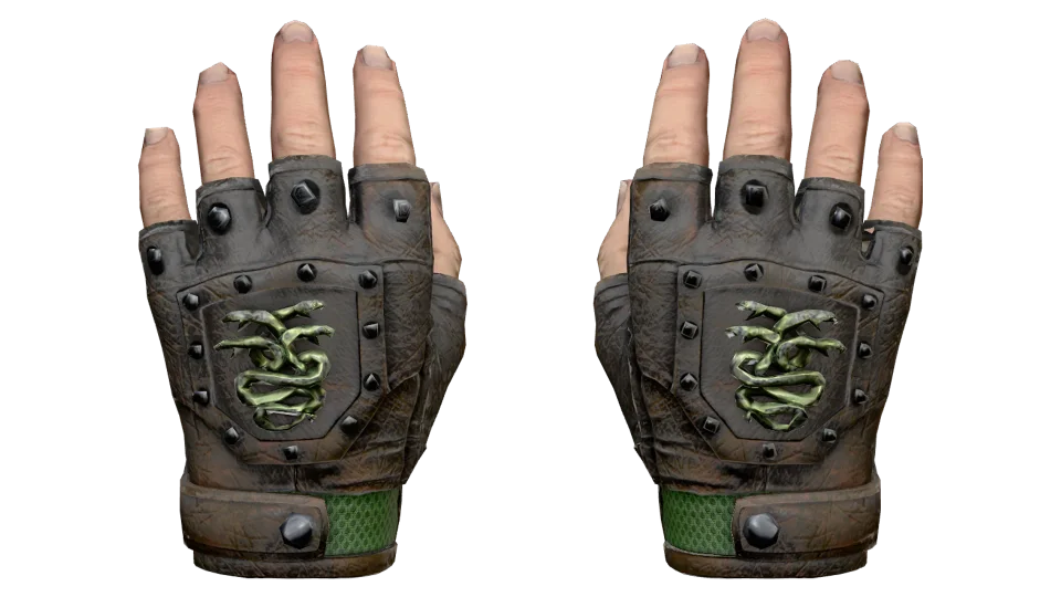 ★ Hydra Gloves | Emerald (Battle-Scarred) thumbnail