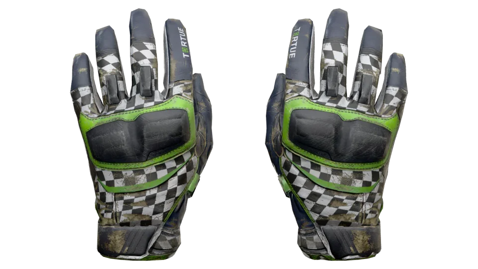 صورة مصغرة لـ ★ Moto Gloves | Finish Line (Battle-Scarred)
