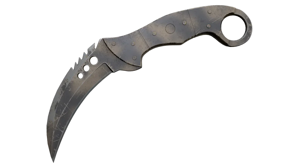 Миниатюра ★ Talon Knife | Scorched (Battle-Scarred)