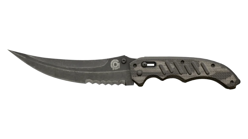 ★ Flip Knife | Black Laminate (Battle-Scarred) thumbnail