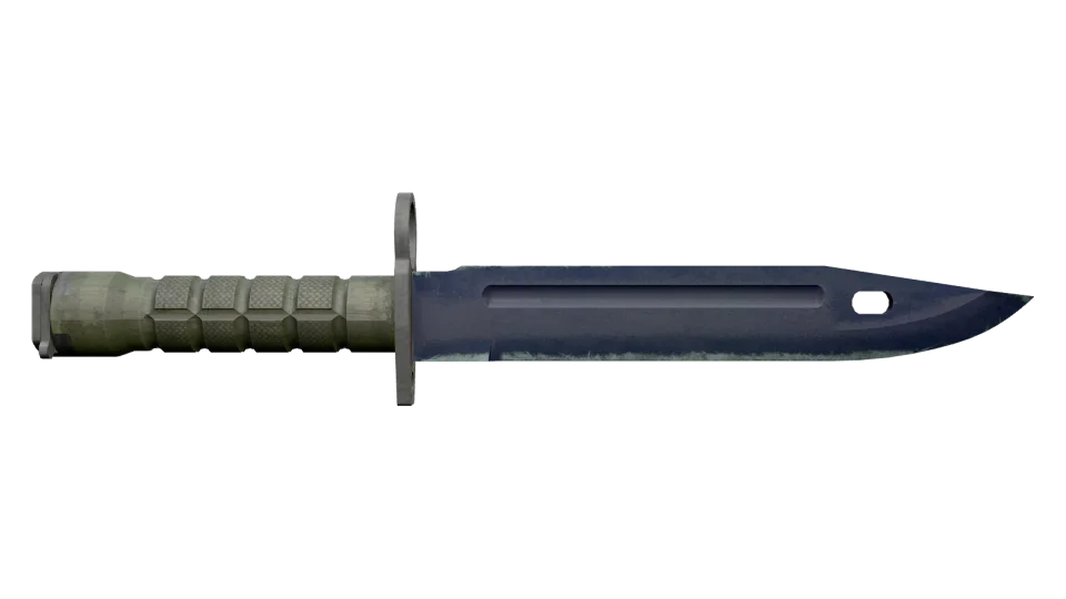 ★ Bayonet | Blue Steel (Battle-Scarred) thumbnail