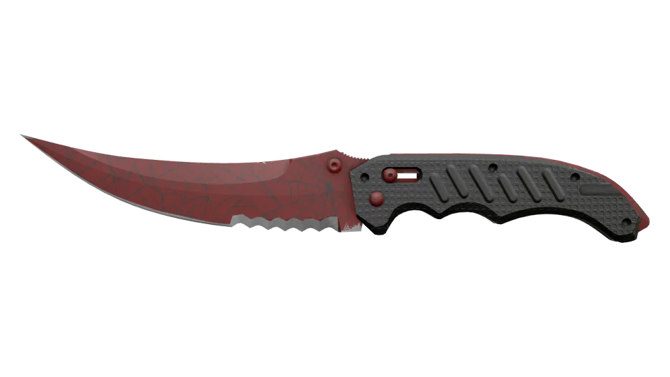 ★ Flip Knife | Crimson Web (Minimal Wear)