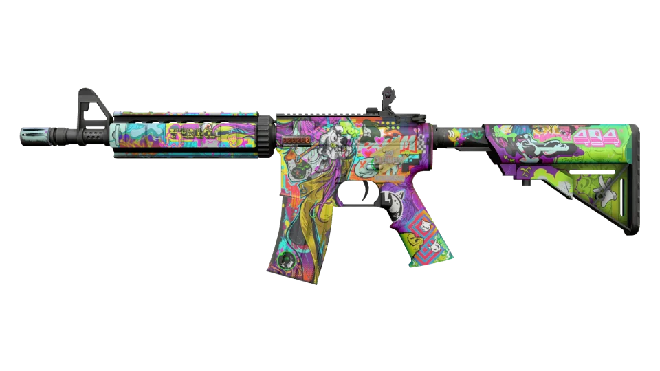 Vorschau von StatTrak™ M4A4 | In Living Color (Minimal Wear)